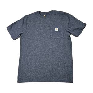 Carhartt T Shirt Original Fit Workwear Pocket Men's Small Gray